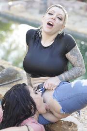 Wet & Wild: Karma Rx & Ginanna Grey’s Denim Makeout Meltdown Gallery - Photo 6